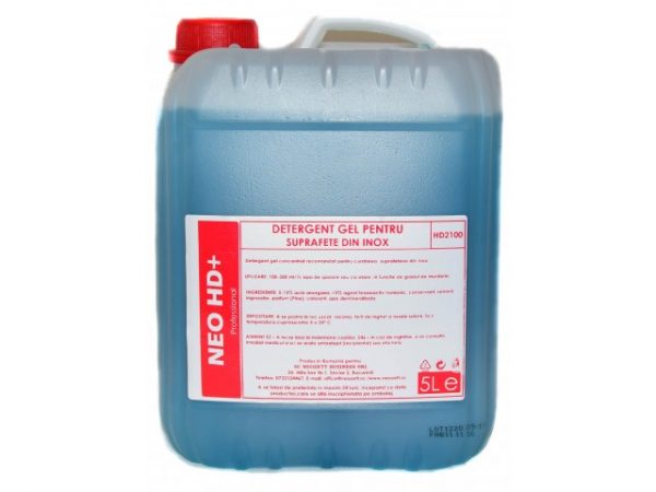 Detergent gel pentru suprafete  din INOX canistra 5L